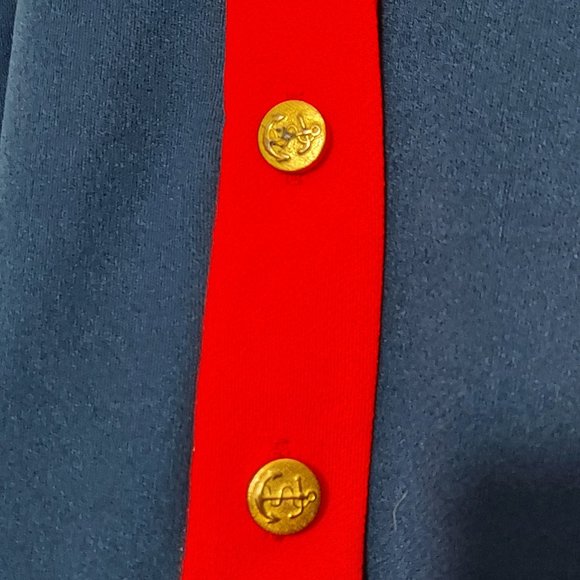 Vintage Handmade Naval Costume Dress - Picture 6 of 9